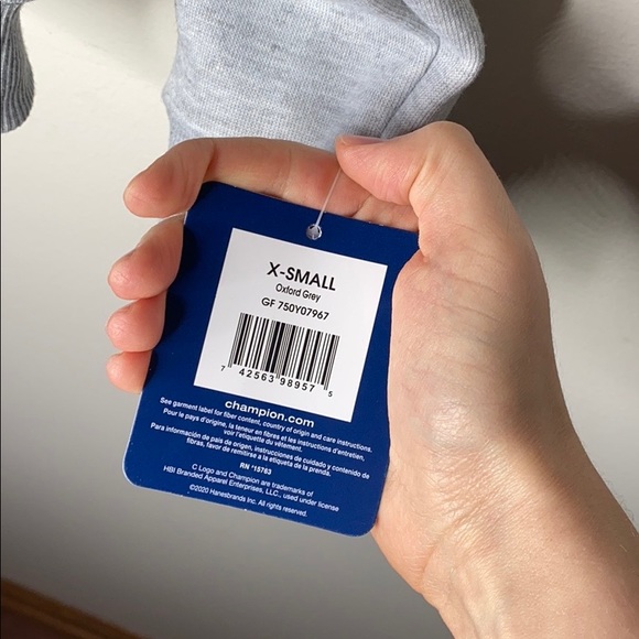 Champion Reverse weave logo appliqué sweatshirt size XS - Picture 9 of 9